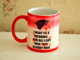Color Changing Coffee Mug Cup Of Game of Thrones Bloody Wedding
