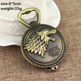 Game of Thrones Wolf Head Pendant