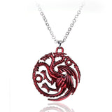 Game Of Thrones Necklaces Targaryen Dragon Metal Pendant