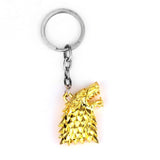 Game of Throne Keychain Stark Wolf Head