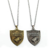 Game of Thrones Necklace House Stark Accessories Fashion