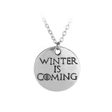 Game of Thrones Necklaces Valar Morghulis Winter Is Coming Couple Necklace