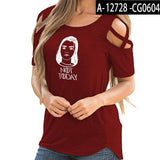 Game of Thrones Not Today T shirt Women Off Shoulder Summer Top